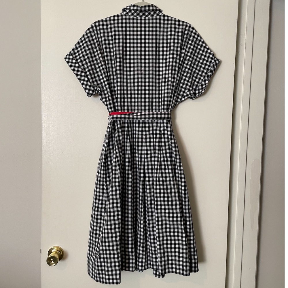 Talbots Gingham Shirt Dress - 16P - Picture 5 of 9